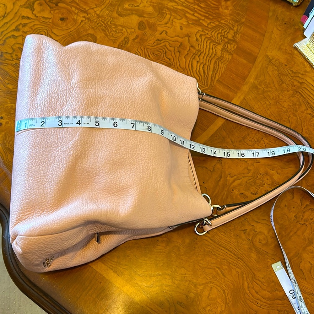 Coach Edie Leather Handbag Blush Pink - Picture 11 of 12
